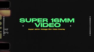 16mm Film Grain Video free Overlay ( Link) #16mm #vintage #film