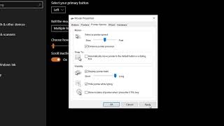Windows 10: How To Change Mouse Pointer/Cursor Size Bigger | Show Shadow Trails