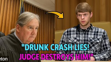 Judge DESTROYS Drunk Driver After He Shows ZERO Remorse (INSTANT Reality Check!)