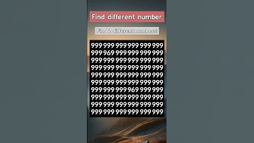 Find different number 🔍 #iqtest #maths #puzzle #challenge #numberpuzzle