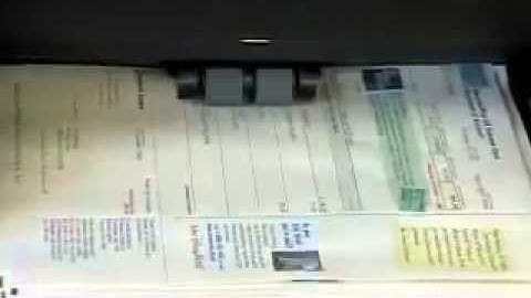 Kodak i4600 Scanner   Mixed financial documents with control