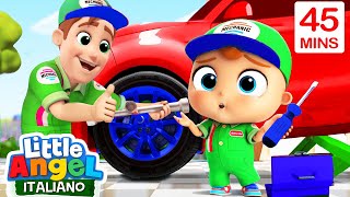 Una giornata con il Papà! 👨🏻‍🏭🚗 Cartoni Animati con Gianni Piccino - Little Angel Italiano