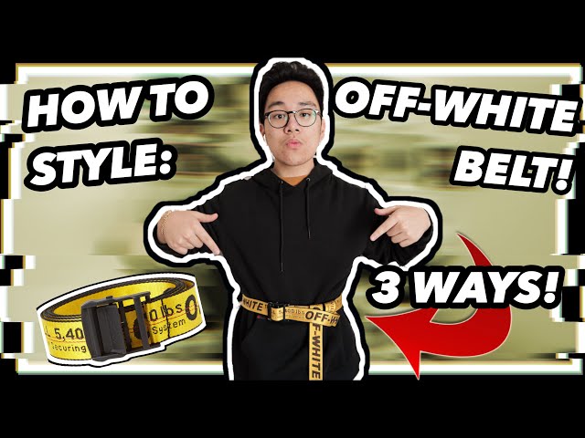 How to wear Off White Belt & other need-to-knows about the label