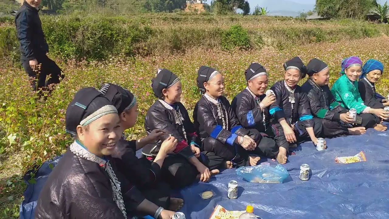 Hát nùng vui xuân năm 2023 tại thôn Hạ B Sán Xả Hồ