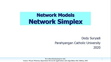 Network Simplex (Part 1/2)