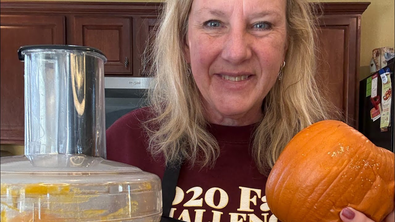 Making Pumpkin Puree from Fresh Pumpkins