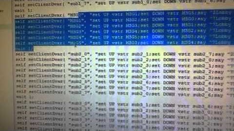 How to edit cod4 infected mod menu (msg text)