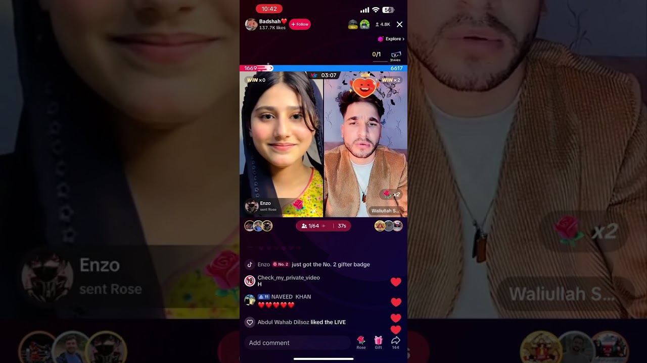 Waliullah vs cobra khan funny gupshup ❤️✌🏻#live #funny #tiktok #tiktokfollowers #comedy