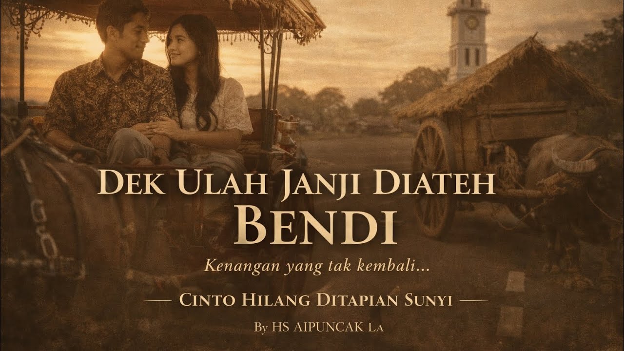 CINTO HILANG DITAPIAN SUNYI | Janji Diateh Bendi (Official Music Video 1970s Minangkabau)