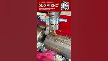 Solving the challenge of tapping thin-walled round tubes,flowdrilling. #flowdrilling  #cncmill