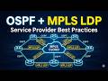 OSPF with MPLS LDP Explained | Service Provider Network Design | TCT Power