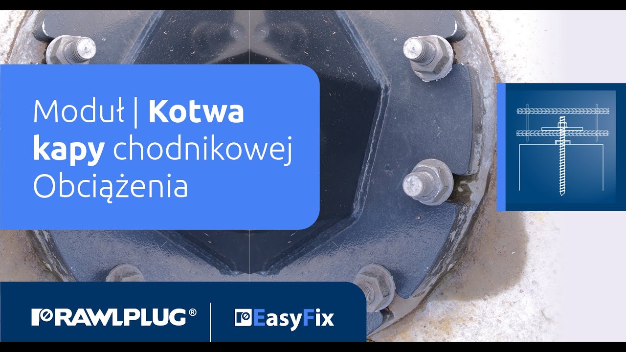 EASYFIX | Moduł Kotwa kapy chodnikowej - Obciążenia