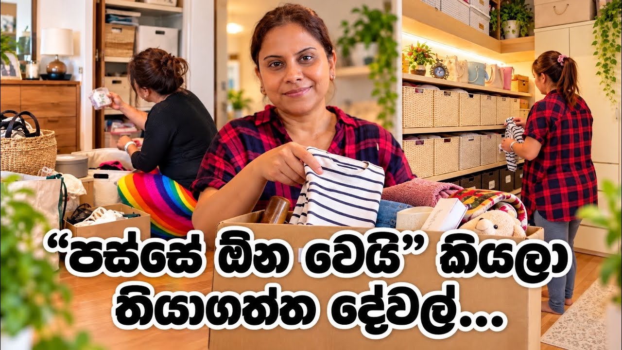  ගෙදර ඉඩ මදිද… නැත්නම් බඩු වැඩිද? 🏡