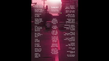 𝐒𝐀𝐊𝐀𝐘 v2• isang tula ni Marius Black #tula #sining #poet #Poetry #music #kanta #song #artph #artist
