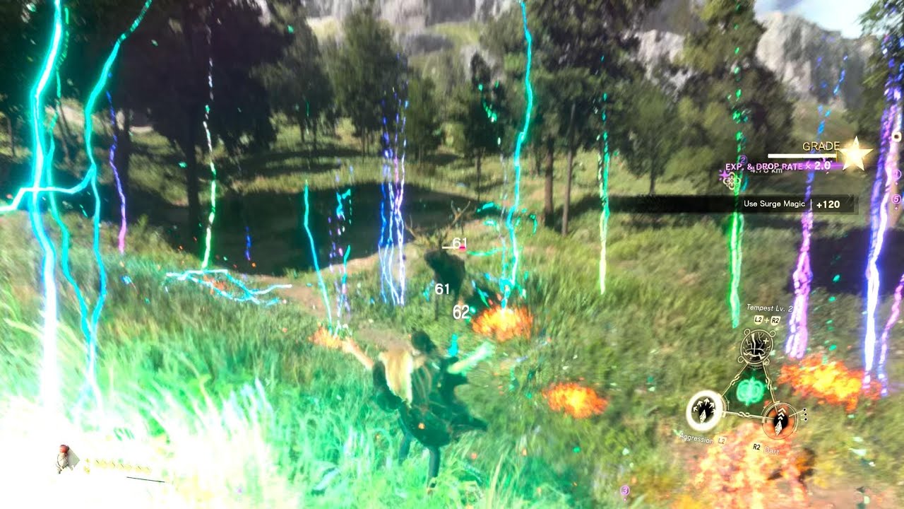 NEW PATCH 1.10 HIGHEST GRADE COMBAT WITH 4 ELEMENTS! EARTH, FIRE, WATER & LIGHTNING SPELL! FORSPOKEN