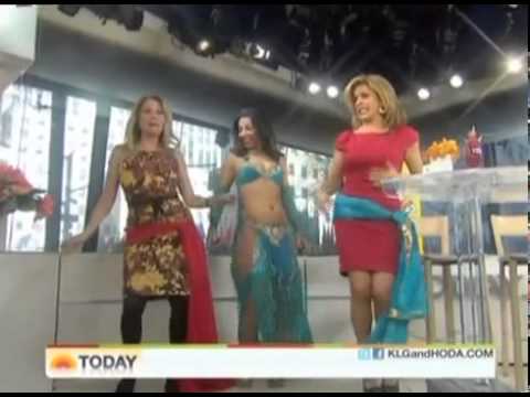 BDC Faculty Amira Mor teaching Belly Dance on The Today Show jazz roster