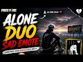 💔 Everyone left… but I still carried alone 😔🔥Sad emote🥀This Alone Duo match will hit different 