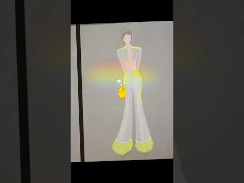 Step Wise Drawing To Your Next Door Fashion Designer Pickof 🥰🥰 #Shorts #ytshorts #pickof #drawing