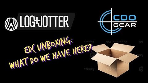 EDC Pen & Paper Unboxing: Log & Jotter + CDO Gear  Preview! GAW Hashtag Entry video