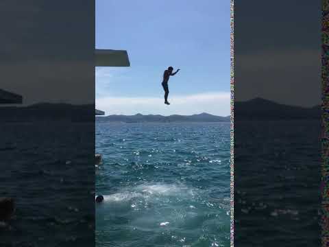 Zadar - Jumping into the Sea