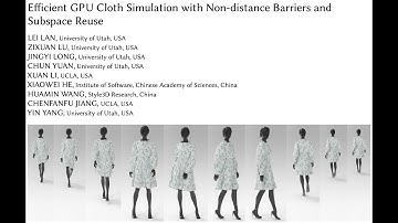 [SIGGRAPH Asia 2024] Efficient Cloth Simulation Using Non-distance Barriers and Subspace Reuse
