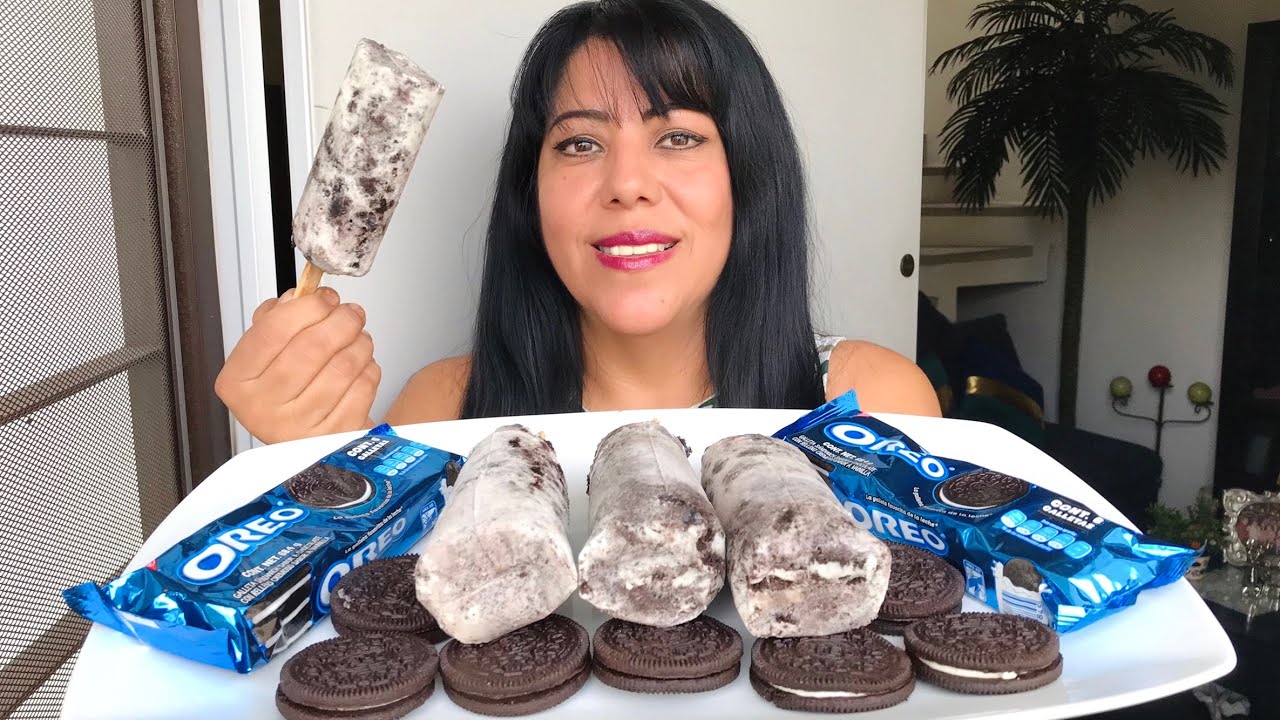 ASMR PALETAS DE GALLETAS OREO