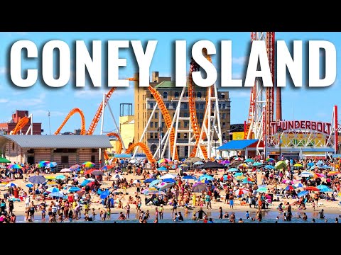 ⁴ᴷ New York City Walk ?? Exploring Coney Island Beach Brooklyn New York City (June 5, 2021)