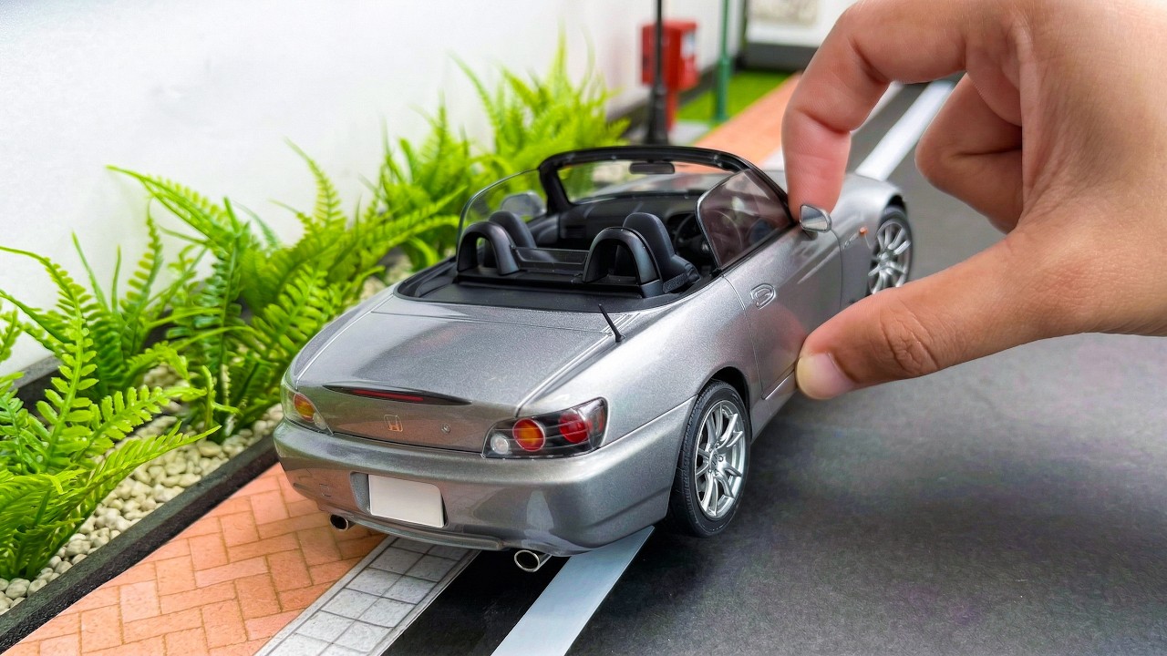 ホンダ S2000 1/18 スケールモデル Realistic Honda S2000 1/18 Miniature Diecast Car Model Unboxing