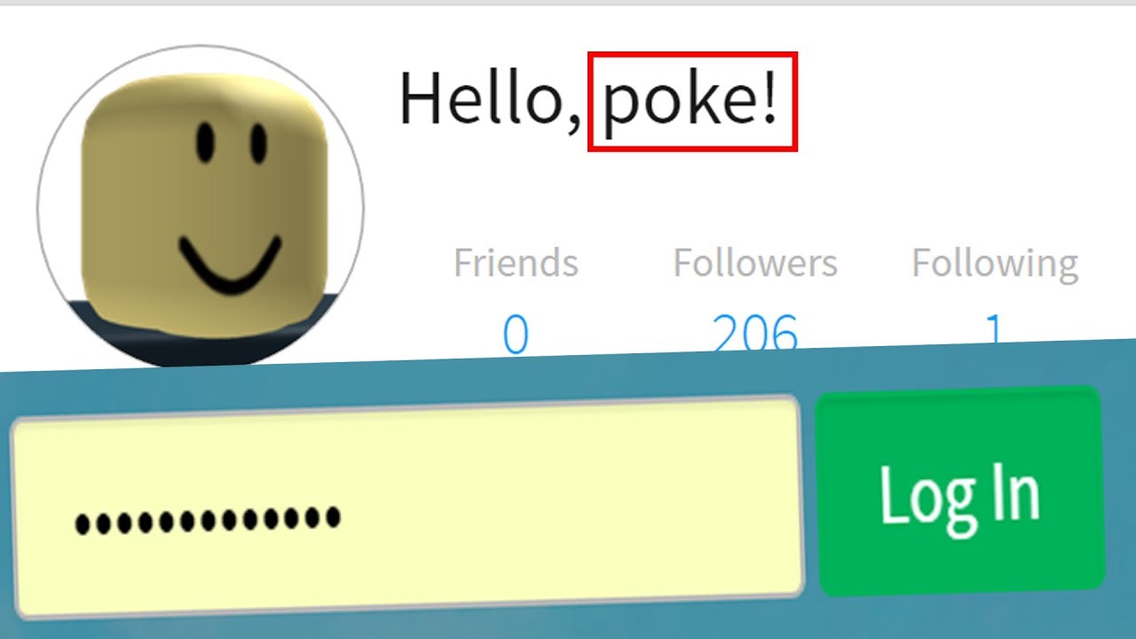pokes roblox account name