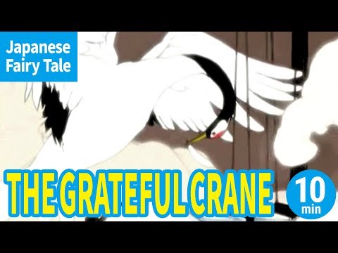 THE GRATEFUL CRANE (ENGLISH) Animation Of Japanese Traditional Stories