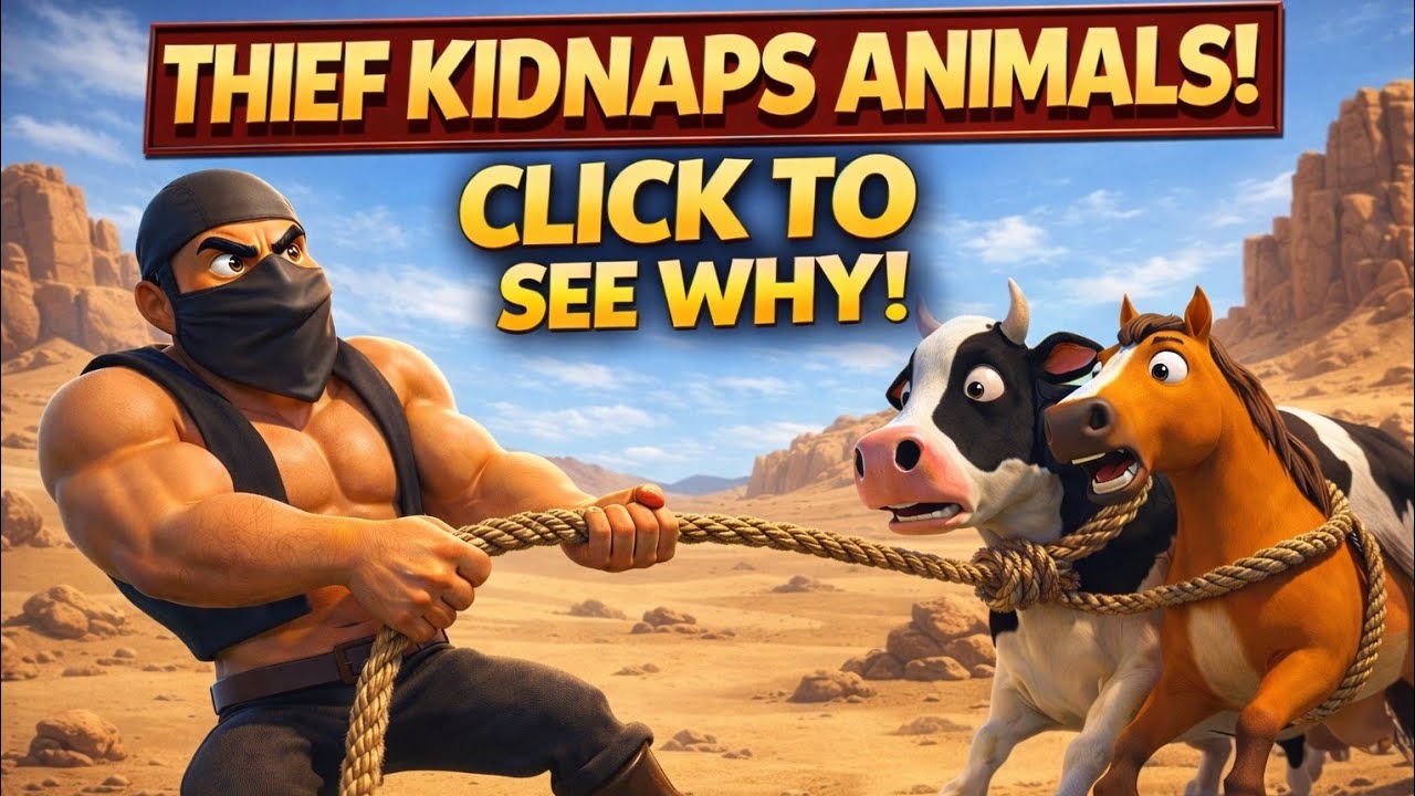 Old MacDonald’s Farm Mystery 🐎 🐐 🦚 🐄🚜 | Naughty Thief Took All the Animals! 😱 | Part 02