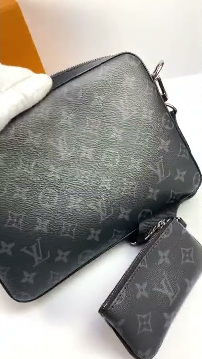 Louis Vuitton Men's Trio Messenger, Reverse Monogram Eclipse, Unboxing