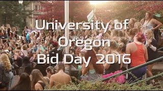 University of Oregon Bid Day 2016