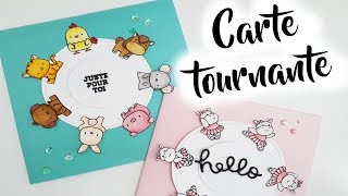 Comment faire une carte tournante - Spinning card