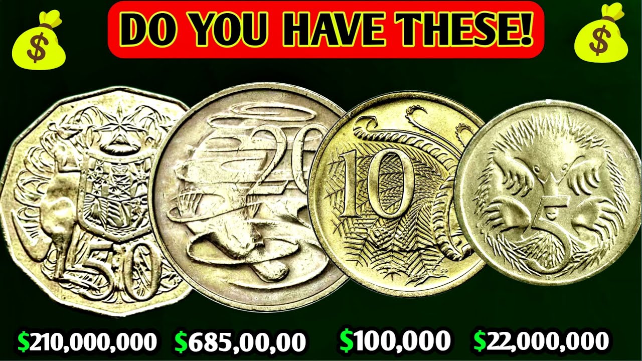 Top 4 Rarest and Most Valueable Australia Coins To Look For in Your Change!