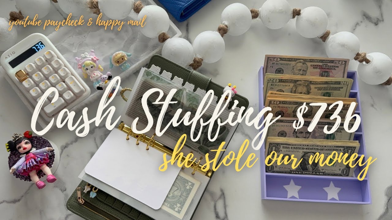 Cash Stuffing $736: Low & High Priority, Happy Mail & STORY ✨