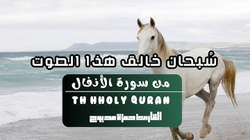 سبحان خالق هذا الصوت القارئ حمزة مدبوح يا الله ما احححححححلى هذا الصوت تلاوة تهتز لها القلوب قرآن