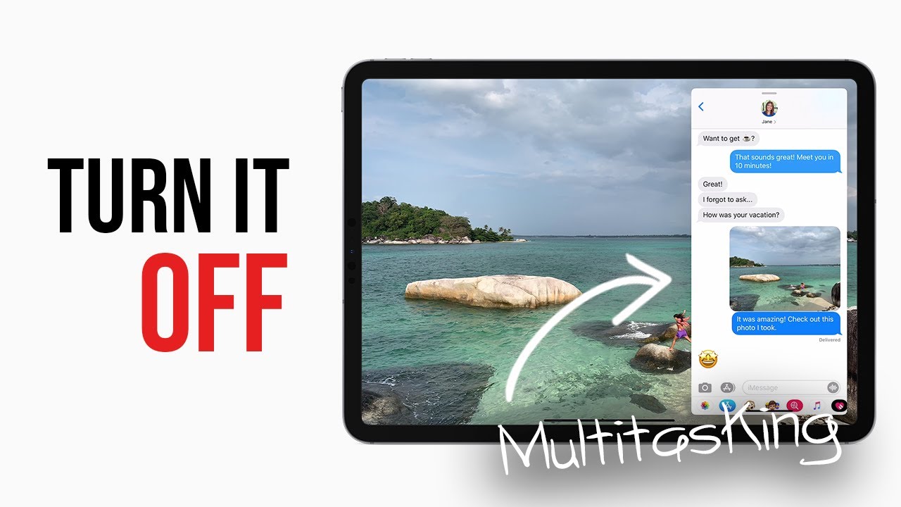 How to Close iPad Split Screen (Get rid of it) YouTube