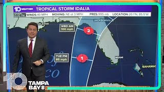 LIVE tropics update | Idalia poses hurricane, storm surge threat (6 p.m. Sunday)