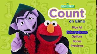 Sesame Street Count On Elmo - Dvd Menu Walkthrough