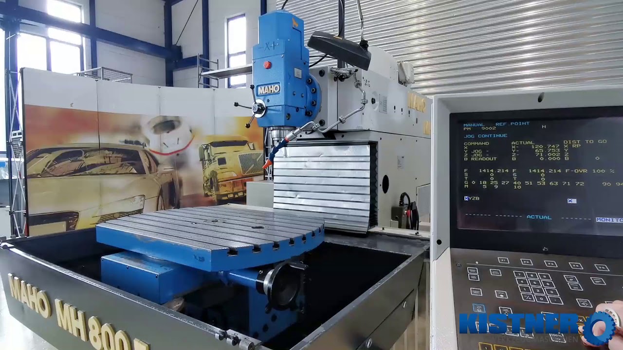 MAHO | MH 800 E - CNC tool milling machine - Kistner Machinetools