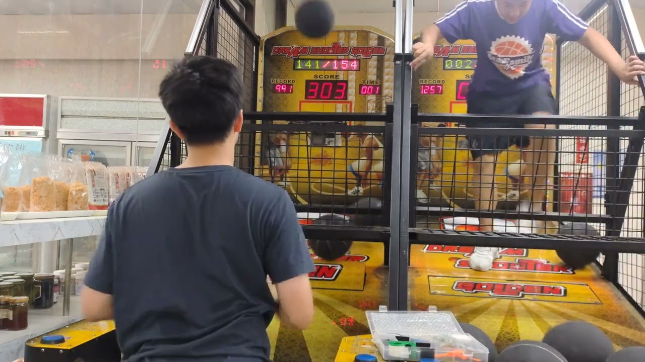 投沒有籃網的黃金飛絡力投籃機260秒6顆球會有多少分