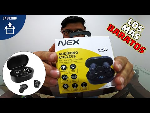 🎧 Audífonos inalámbricos NEX | BARATOS 💲 12 dólares | Auriculares  Wireless bluetooth TWS ATWS0 - YouTube