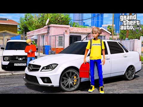 Видео: ОПЕРСКАЯ ЕЗДА В GTA 5 - БАМПЕР И ФАРЫ ОТ МЕРСА НА ПРИОРУ! ОПЕРСКАЯ ПРИОРА ИЛИ MERCEDES C63!? 🌊ВОТЕР