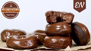 Vegan Double Chocolate Donuts ft. Doughnut Plant in NYC || William's Kitchen screenshot 1