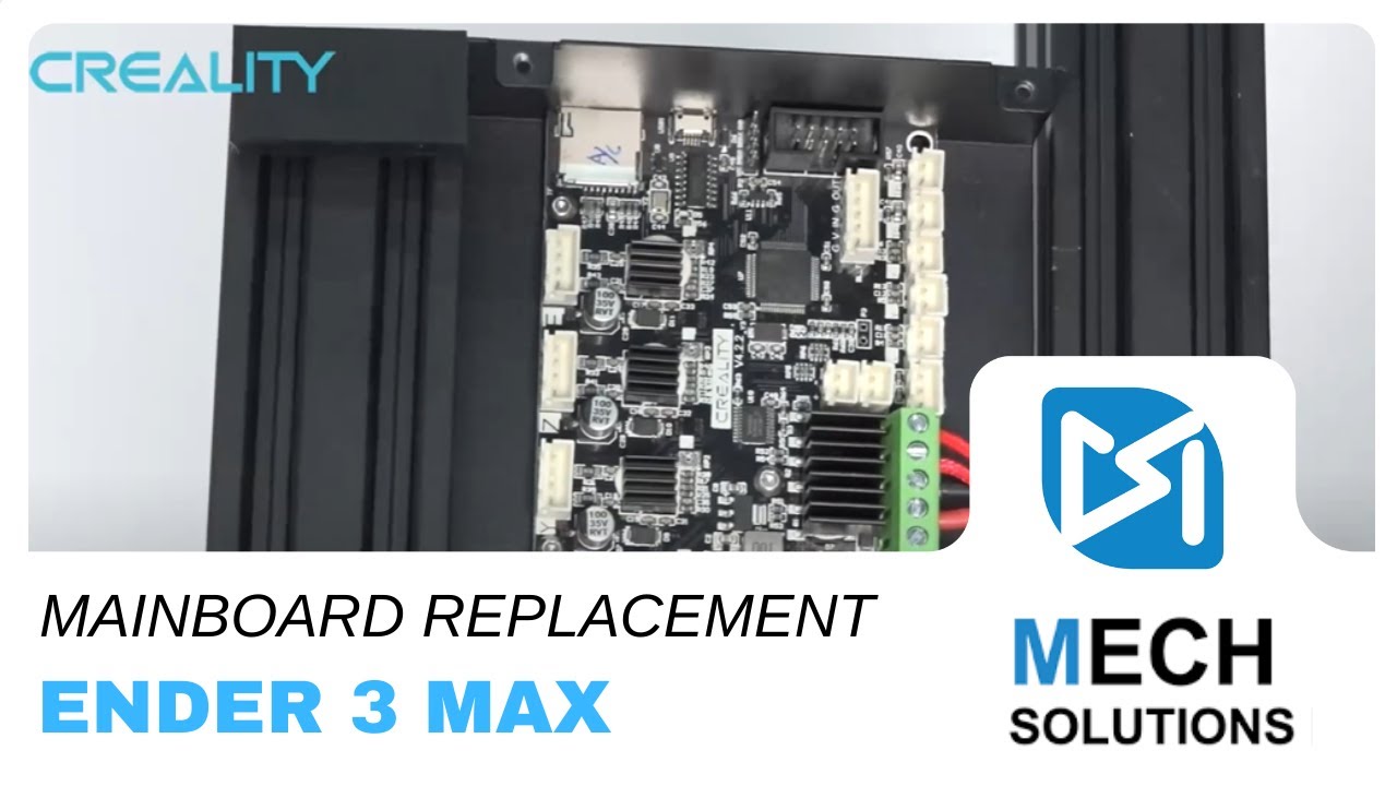 Ender 3 Max Mainboard Replacement tutorial - YouTube
