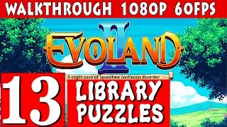 Evoland 2 Walkthrough - Part 13 LIBRARY PUZZLES Gameplay 1080p 60fps