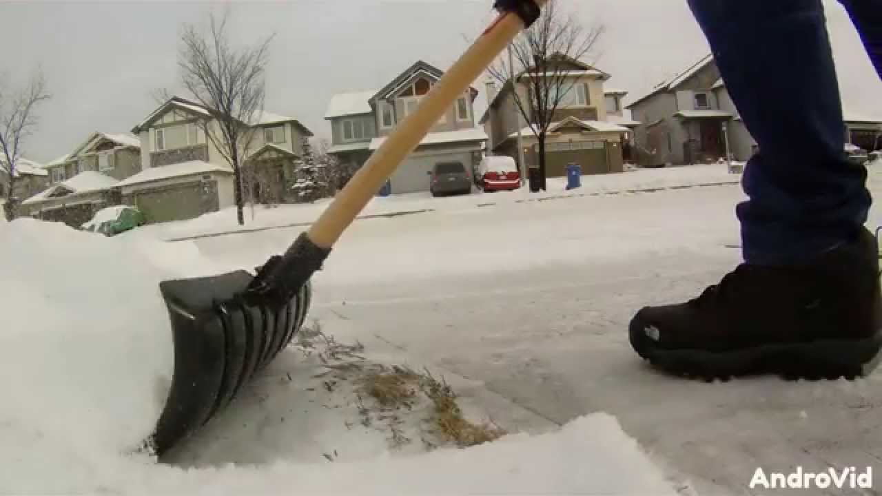 Shoveling snow calgary ab youtube
