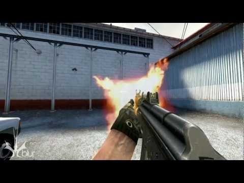 [CS:S  AK-47] TheLama's AK-74U On HyperMetal's Animations.