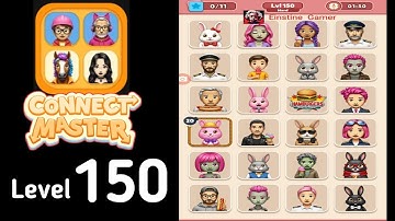 Connect Master Match Puzzle level 150 hard Guide Walkthrough Solution